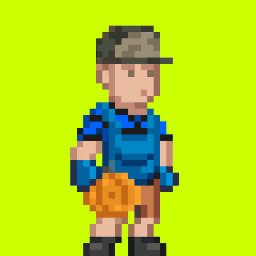 Farmer holding a pumpkin