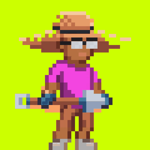 Farmer with a shovel